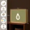 Avocado - Minimalistisch - Illustratie - Groen Light Box met batterij (Wandlamp) middel -USP_websiteoverzichtNL
