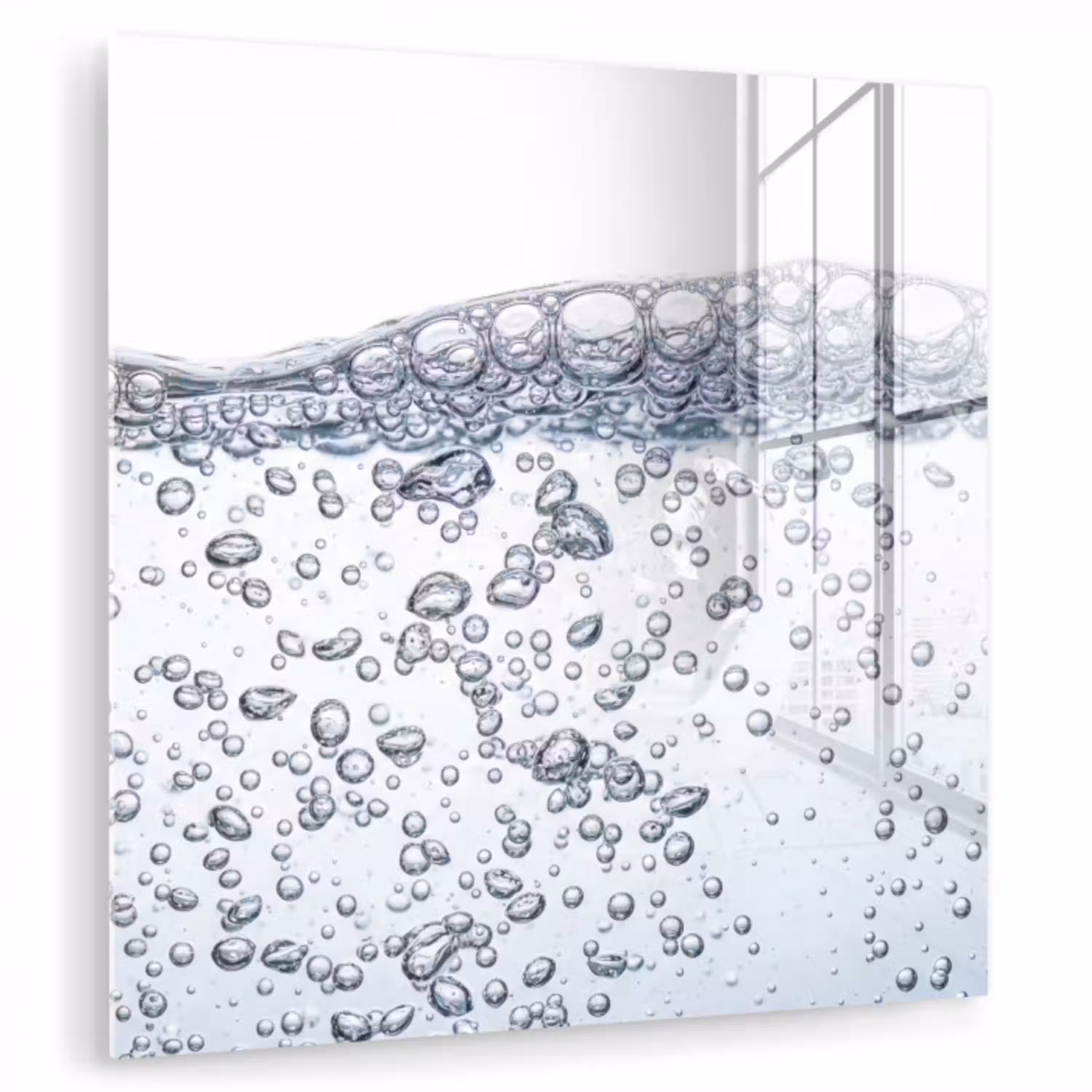 Luchtbellen - Water - Dynamisch plexiglas 5mm klein -zzzproduct_nieuw