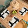 Zwart - Abstract - Japandi Placemat vinyl groot -zzsfeer5_Kitchenyeah-website
