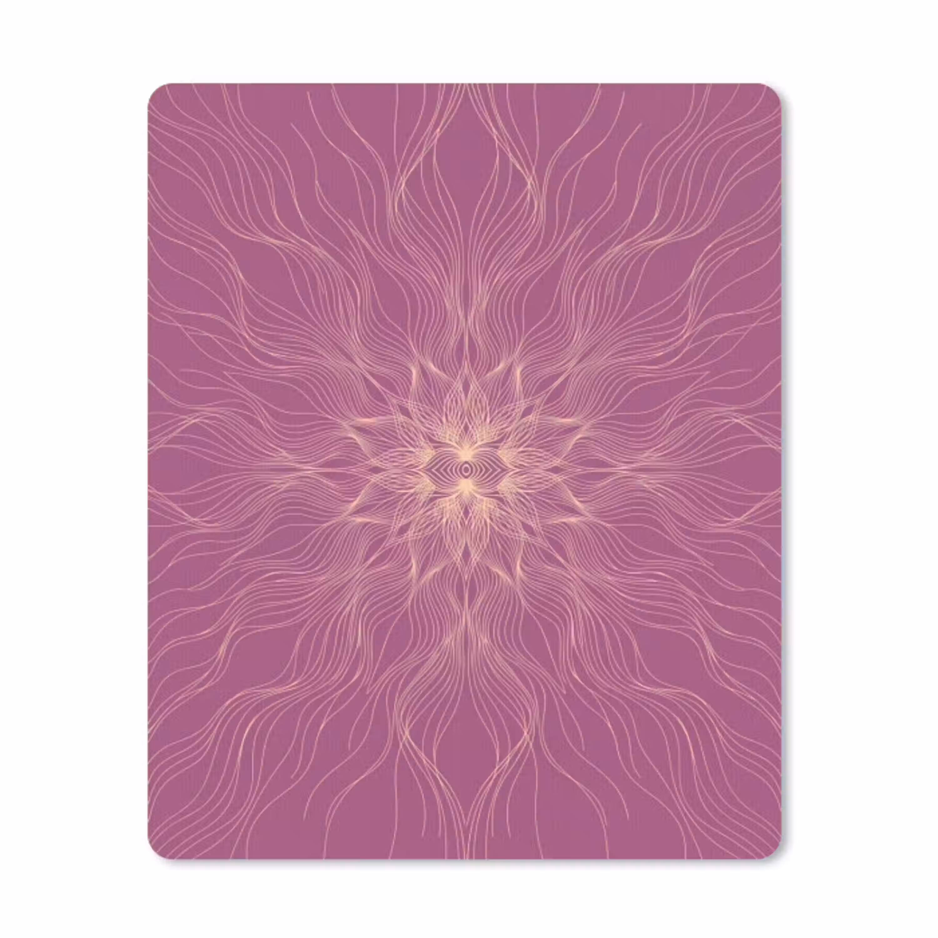 Lijnen - Patroon - Abstract muismat rubber klein -3d