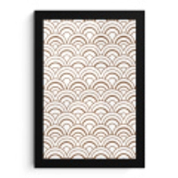 Klassiek - Motief - Terracotta fotolijst zwart zonder passe partout klein 224 -3d