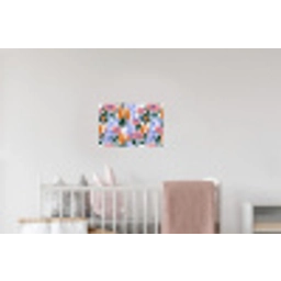 Patroon - Aquarel - Kleurrijk Muursticker klein 286 -kinderkamer
