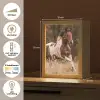 Paard - Bruin - Gras Light Box met kabel (Tafellamp) klein -USP_NL
