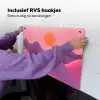Zon - Heuvels - Paars - Abstract Inductie beschemer met haakjes klein -ky-ophangen-nl