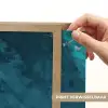 Vrouw - Water - Bikini - Oranje Light Box met batterij (Wandlamp) middel -USP_websiteprintNL