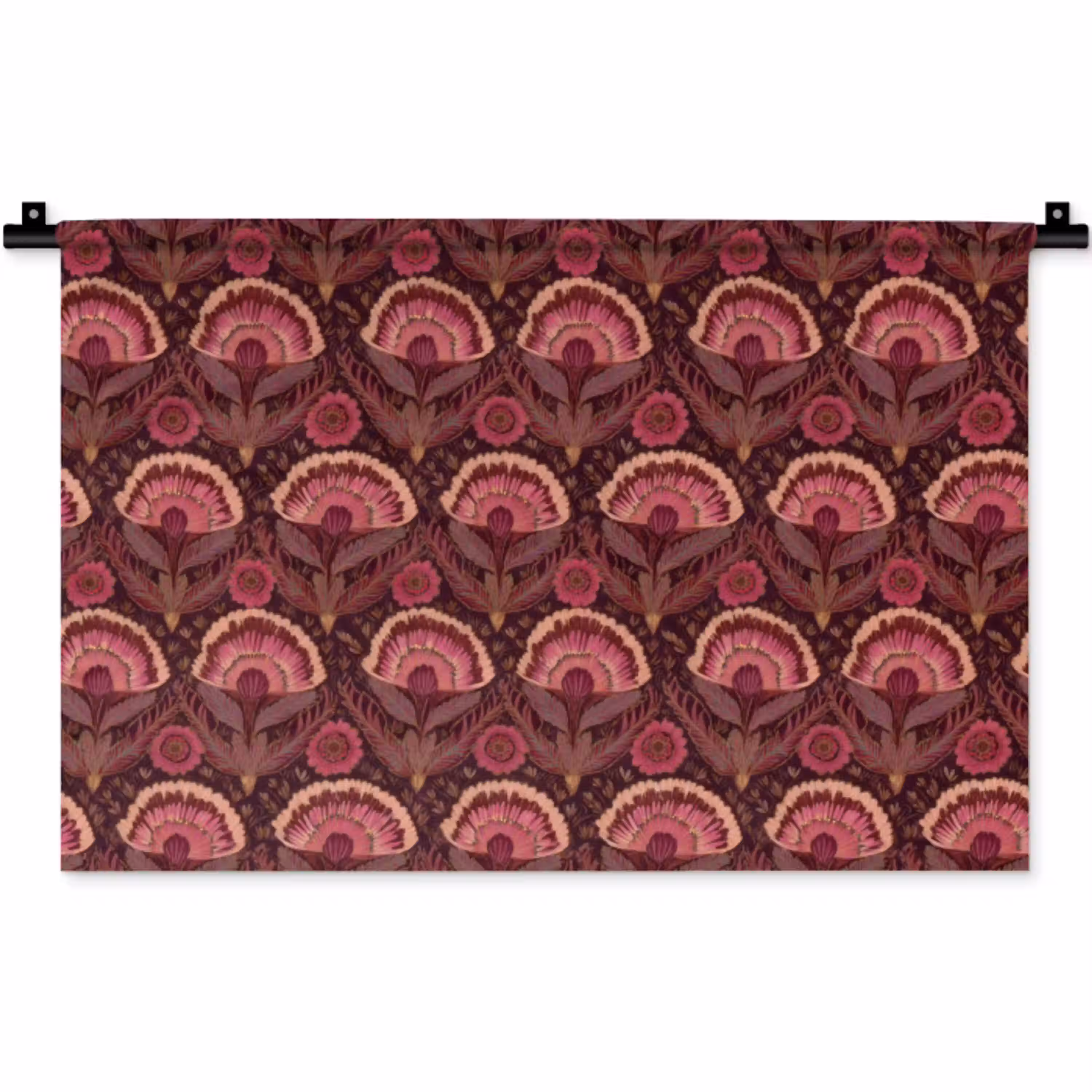 Antiek - Bloemen - Kleurrijk Wandkleed katoen klein 269 -zz3d