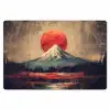 Bergtop - Sneeuw - Zon Placemat vinyl groot -zzsfeer1_Kitchenyeah-website