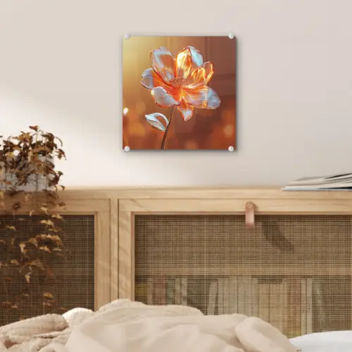 Glazen - Bloem - Zonlicht plexiglas 5mm klein -sfeer4