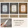 Getallen - Educatief - Leren tellen - Cijfers oefenen voor kinderen - Auto's - Voertuigen Light Box met kabel (Wandlamp kind) klein -USP_lichtkleurNL