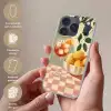Citroenen - Glas - Tafelkleed - Geblokt Telefoonhoesje iPhone 17 Pro klein -sfeer3_NL