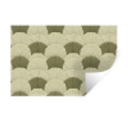Bladeren - Structuur - Groen Muursticker klein 286 -3d