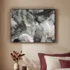 Marmer - Zwart - Goud - Grijs Textielframe zwart klein -sfeer1