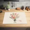 Bloemen - Quote - Beige - Lint Inductie beschermer vinyl 3mm klein -sfeer5