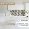 Elegant - Patroon - Zwart - Beige keuken achterwand 2 middel 871 -sfeer4_NL
