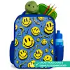 Smiley - Geel - Blauw Kinderrugzak - Blauw middel -inhoud_NL