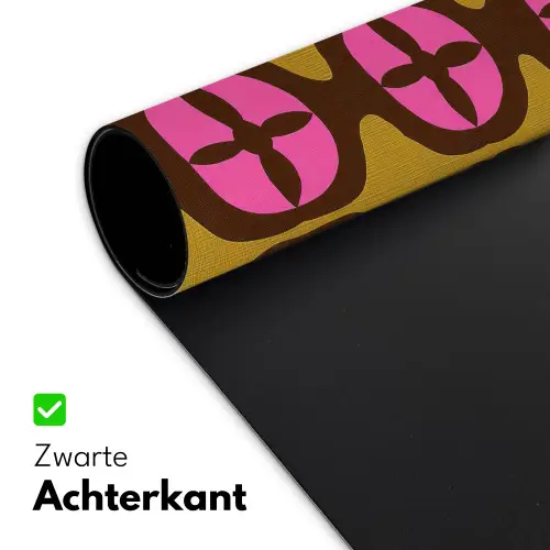 Modern - Patroon - Roze Muismat XXL klein 681 -sfeer2