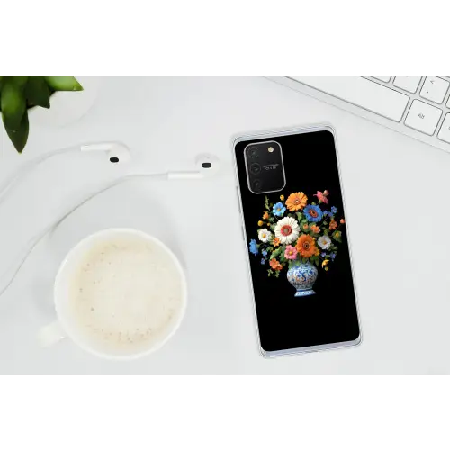 Vaas - Boeket - Bloemen - Kleur Telefoonhoesje Samsung Galaxy S10 Lite klein -oordopS10Lite