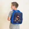 Betoverend meisje met ketel Kinderrugzak - Blauw middel -sfeer2