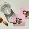 Koffiebekers - Deksel - Verf - Textuur onderzetter kurk middel -sfeer4