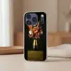 Exotisch - Boeket - Vaas - Goud Telefoonhoesje iPhone 17 Pro klein -sfeer2