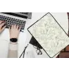 Klassiek - Vogels - Groen laptophoes neopreen klein 279 -bureau