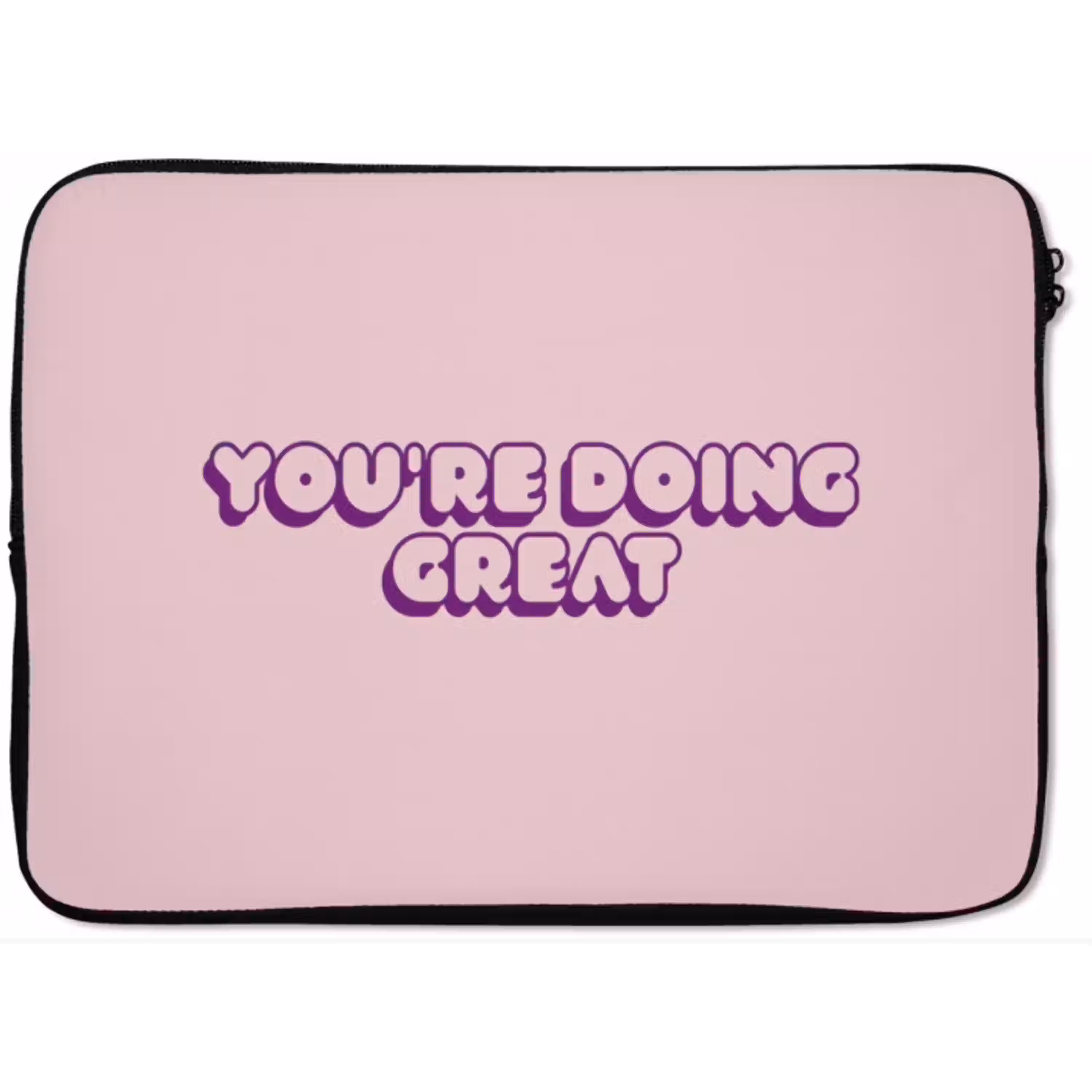 You're doing great - roze - 3D laptophoes neopreen klein -zkaufland3dotto