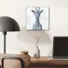 Giraffe - Delfts blauw - Dieren - Minimalistisch plexiglas 5mm klein -sfeer6