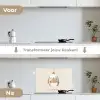 Quote - Winter - Kerst - Beige - Kerstbal keuken achterwand spatscherm klein -voor_na_NL