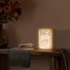 Beige - Paastak - Eieren Light Box met kabel (Tafellamp) klein -sfeer4