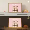 Otters - Glimlach - Bruin Light Box met batterij (Wandlamp kind) middel -sfeer3_kind