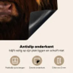 Vurige Manen Inductie beschermer vinyl 3mm middel -sfeer4