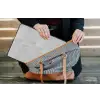 Grijs - Marmer - Mat laptophoes neopreen klein 279 -tas