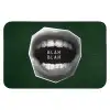 Mond - Groen - Illustratie - BLAH BLAH Badmat klein -3d