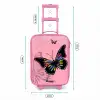 Bubblegum butterfly Kinderkoffer - Roze klein -productfoto_formaten