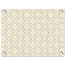 Floraal - Ornament - Beige tuinposter los doek klein 239 -3d