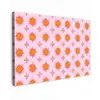 Zon - Patroon - Roze Tuinposter op houten frame 2 cm dik klein 845 -3d