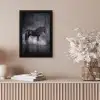 Paard - Magisch - Zwart fotolijst zwart zonder passe partout klein -sfeer5