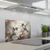Kolibrie - Vogels - Bloemen - Planten keuken achterwand spatscherm klein -3d_schuin