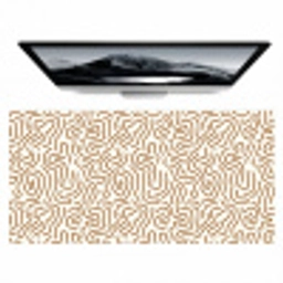 Minimalistisch - Patroon - Terracotta Muismat XXL klein 681 -zzz3d