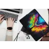 Regenboogkleuren - Vleugels - Magisch laptophoes neopreen klein -bureau