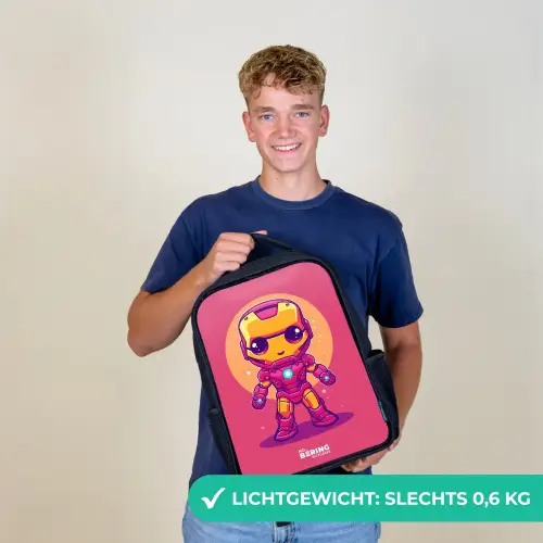 Roze ranger Rugzak - Zwart middel -sfeer7_NL