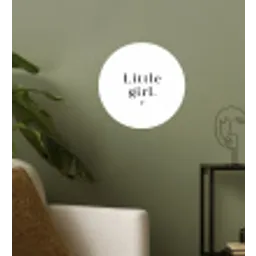 Spreuken - Little girl - Meisje - Kinderen  - Quotes Wandcirkel behangsticker klein -sfeer2