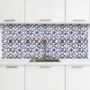 Patroon - Modern - Kleurrijk keuken achterwand 2 middel 871 -3d