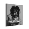Vrouw - Pasta - Zwart - Wit aluminium wit klein -3d