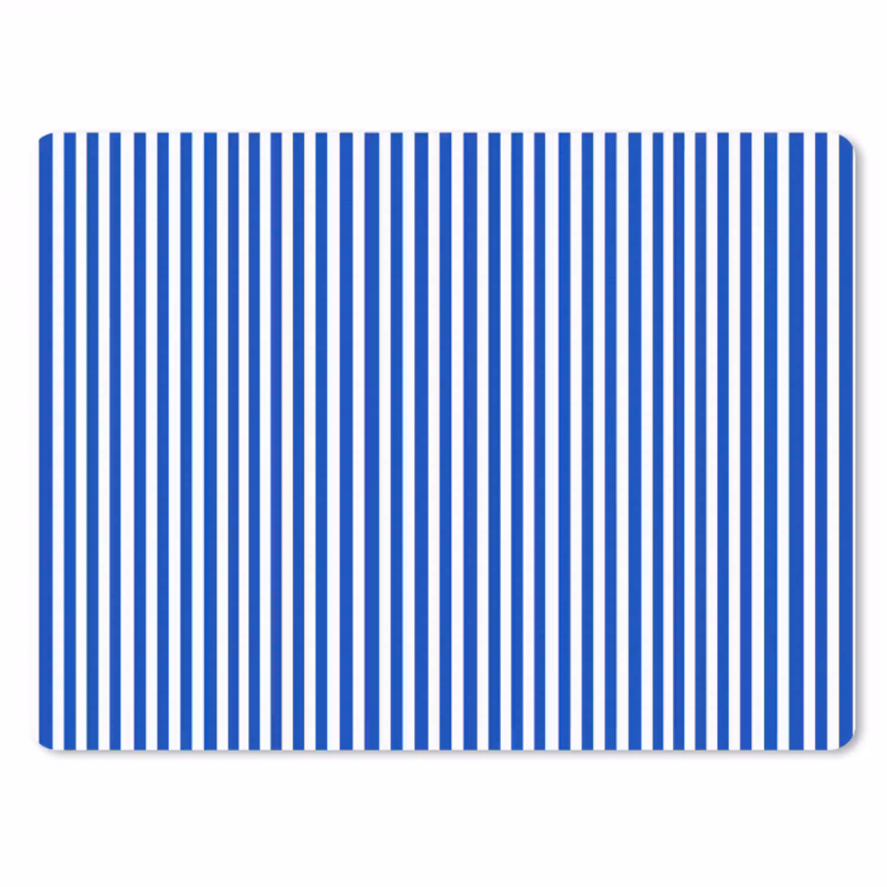Klassiek - Strepen - Blauw muismat rubber klein 262 -3d