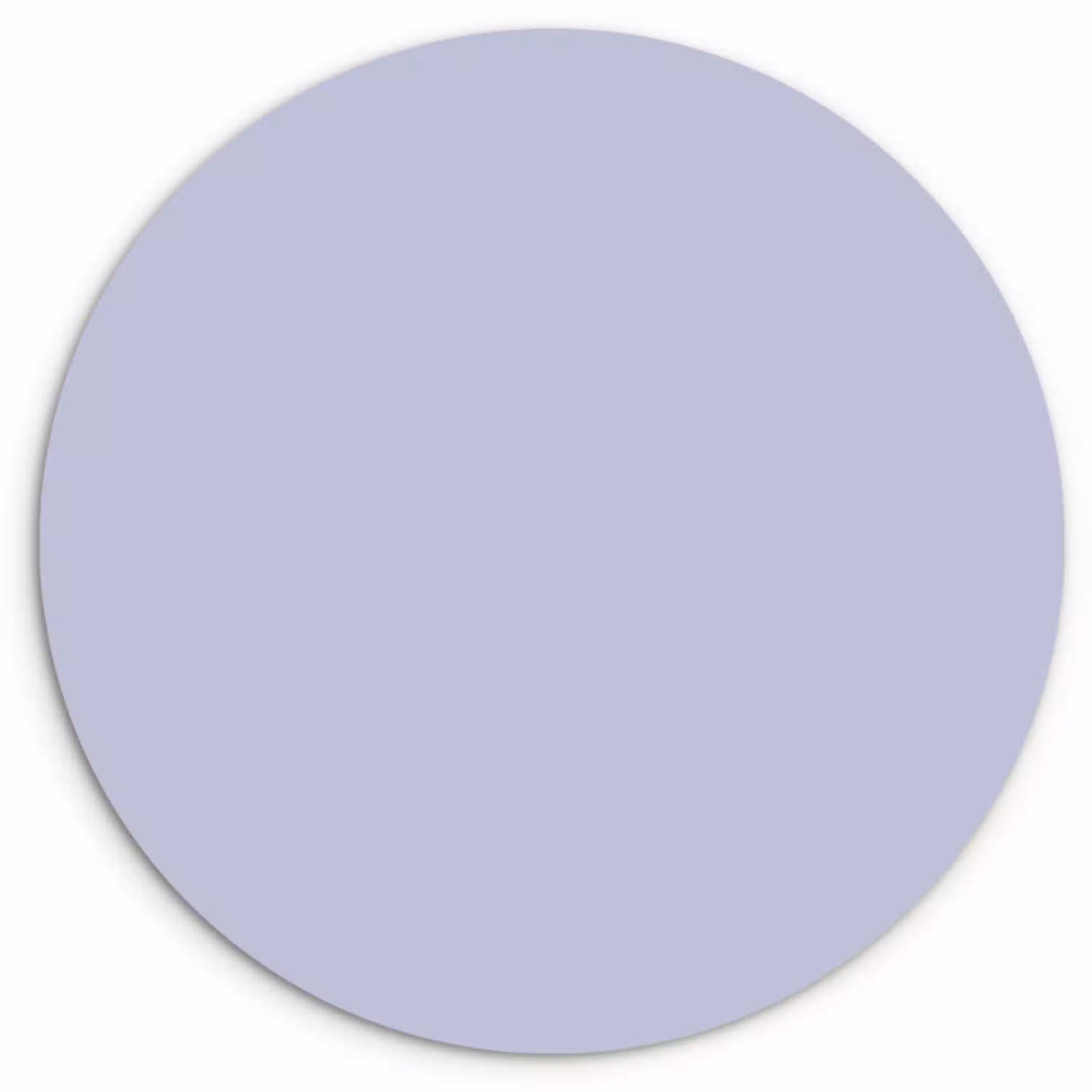 Chalky - Lavender - Paars Wandcirkel kunststof plaat 5mm dik klein 188 -3d
