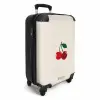 Kers op beige achtergrond NBS - Handbagage koffer - Kinderen Unisex middel -productfoto_3d