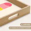 Waterijsje - Retro - Stokje - Roze Dienblad Rechthoek middel -USP_HandgreepNL