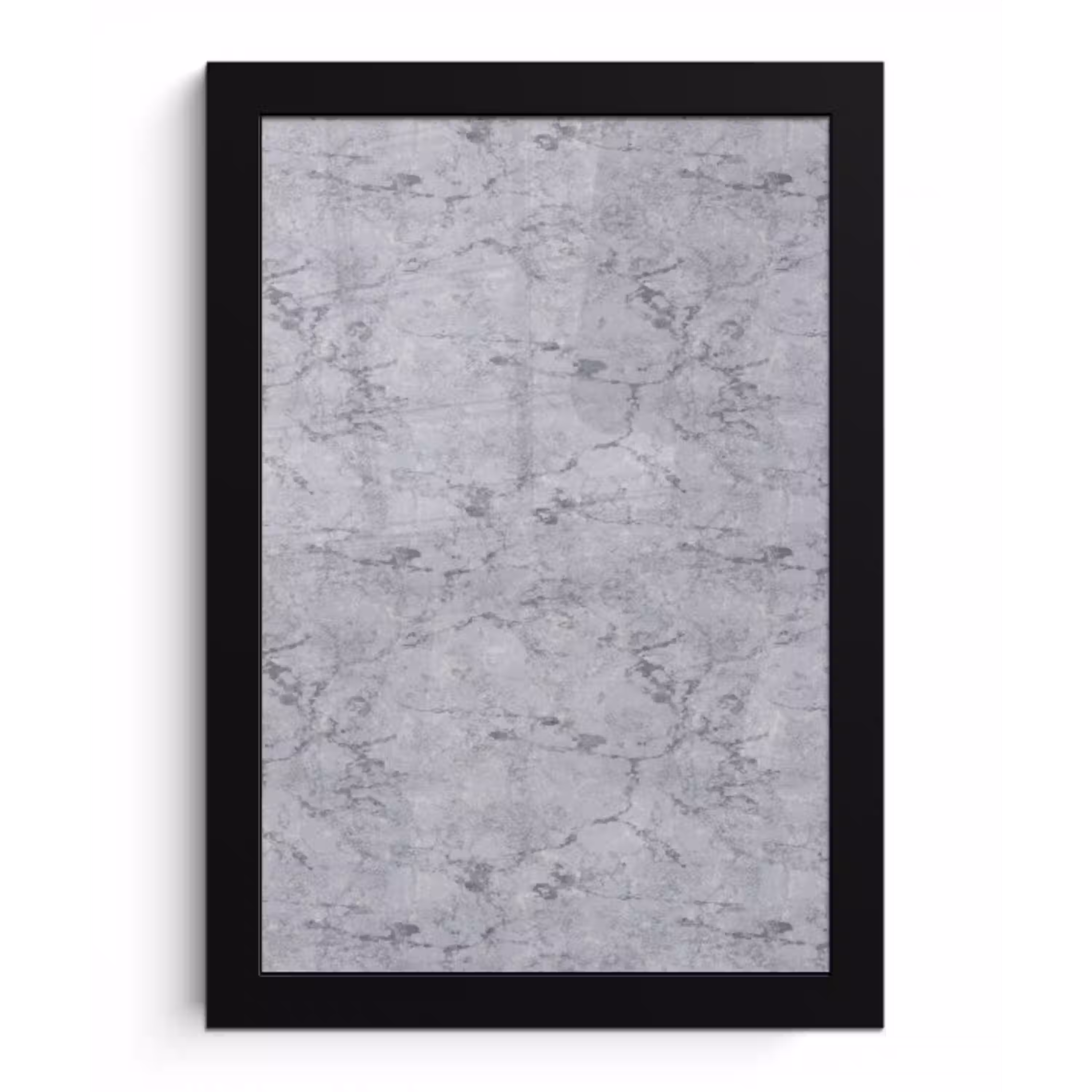 Marmerplaat - Patroon - Grijs fotolijst zwart zonder passe partout klein 224 -3d