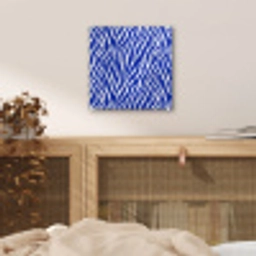 Zebra - Patroon - Kobalt - Blauw plexiglas 5mm klein 11 -sfeer4